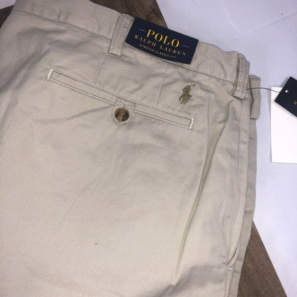 Ralph Lauren Light Kahaki Chino Pant Size 46Bx32 - Picture 2 of 3
